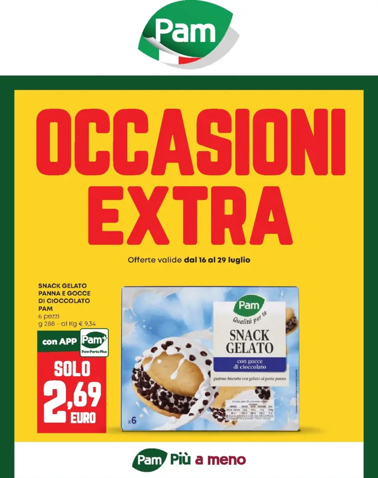 Pam Volantini dal 16.07.2026
