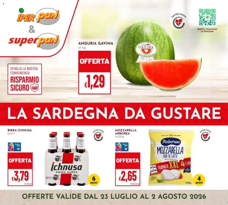 Pan Volantino dal 23.07.2026