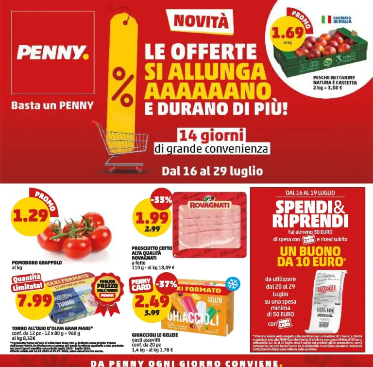 Penny Volantini dal 16.07.2026