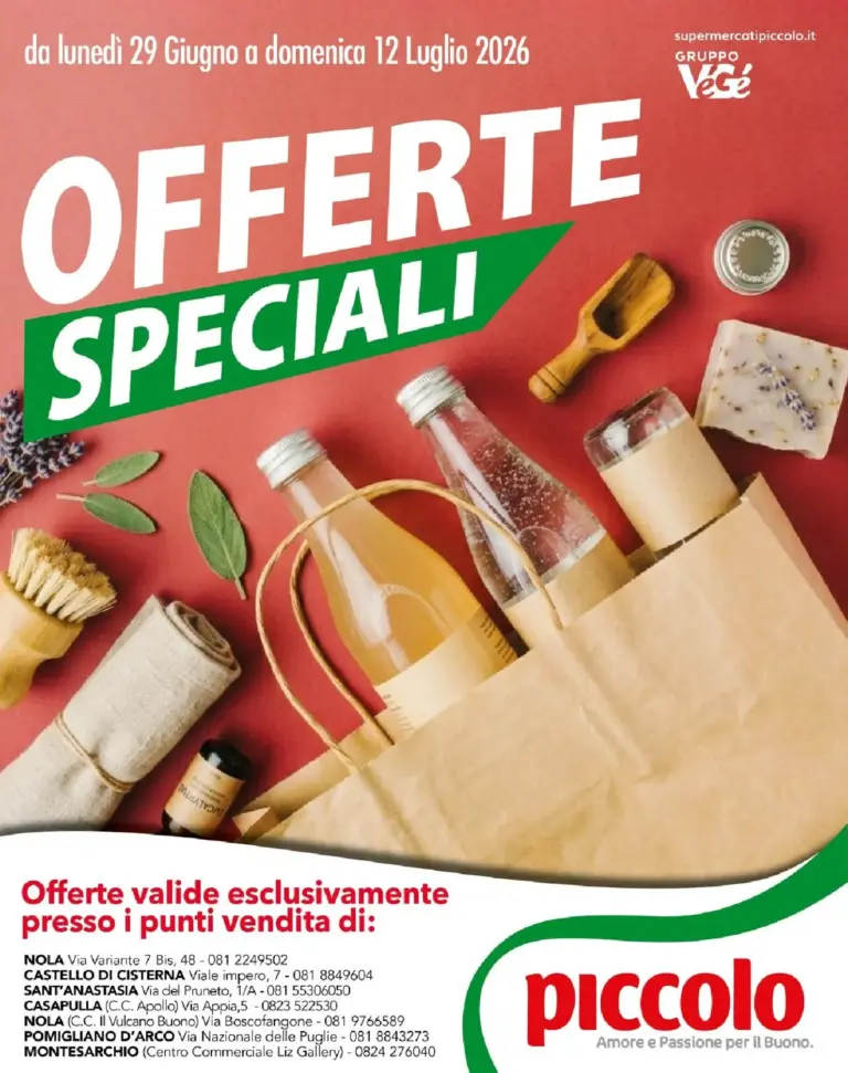 Piccolo Volantini dal 29.06.2026
