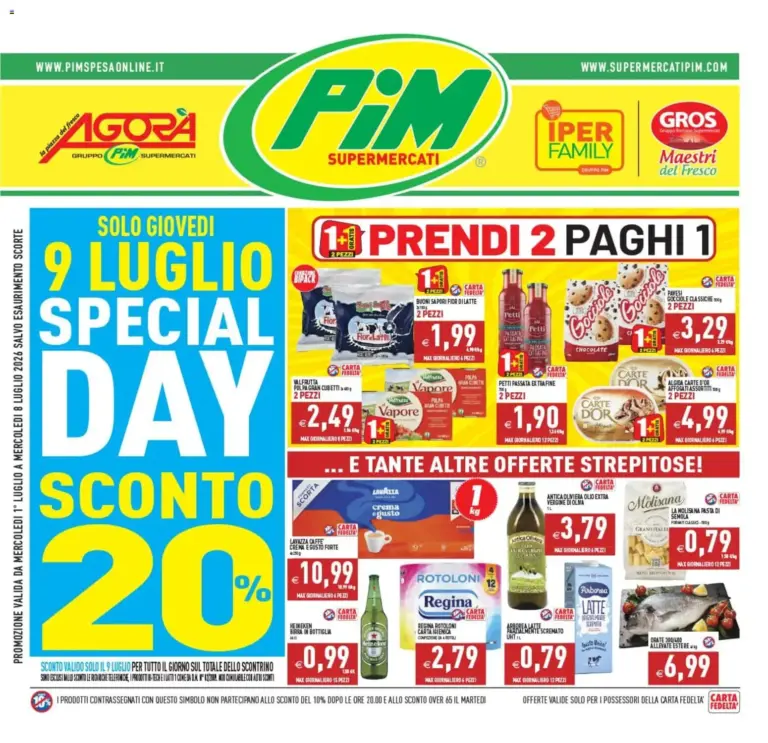 PIM Supermercati Volantino dal 01.07.2026