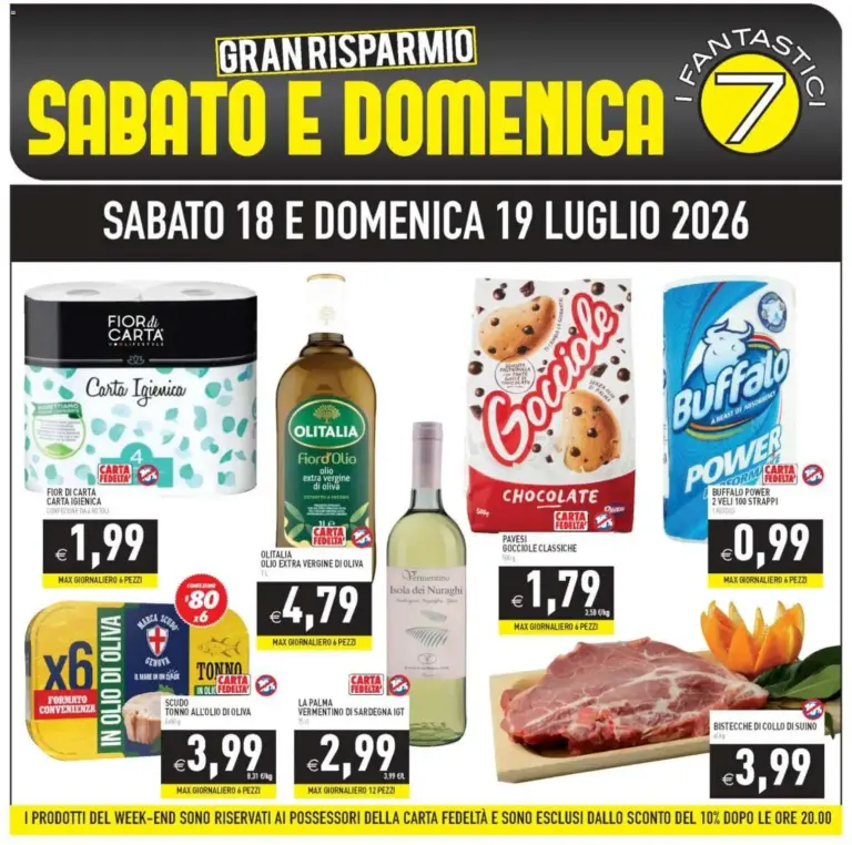 PIM Supermercati Volantino dal 18.07.2026