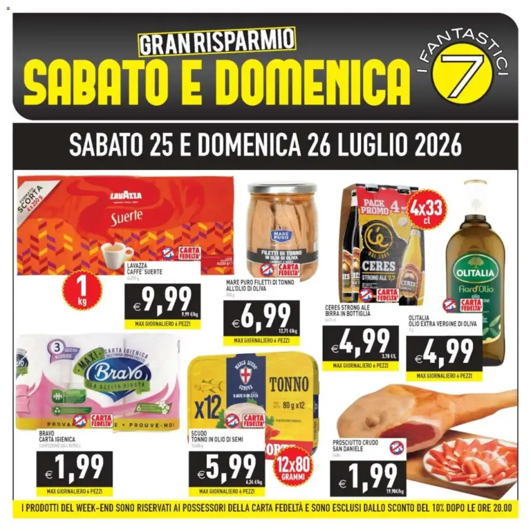 PIM Supermercati Volantino dal 25.07.2026