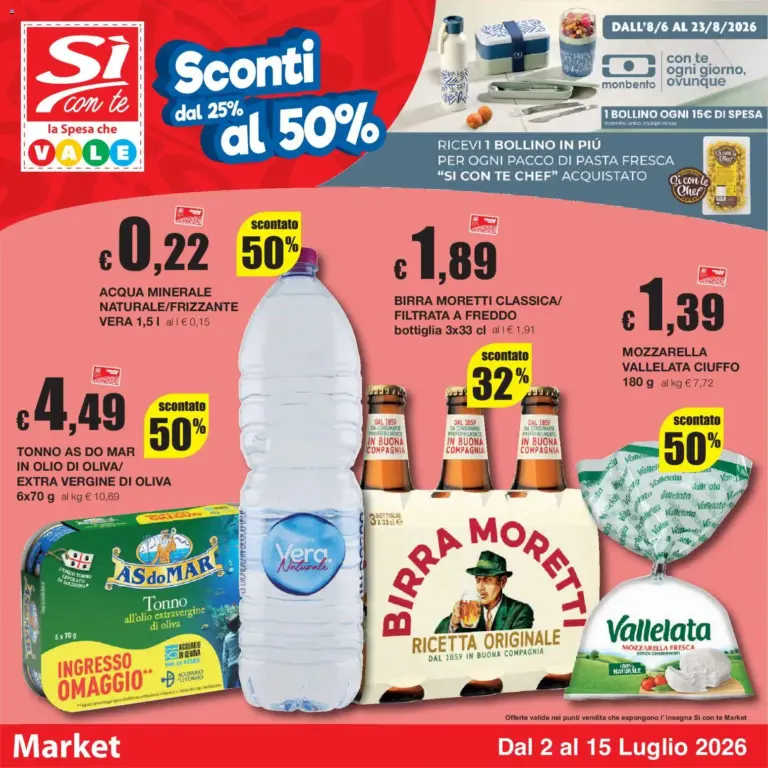 Sì con Te Volantino dal 02.07.2026
