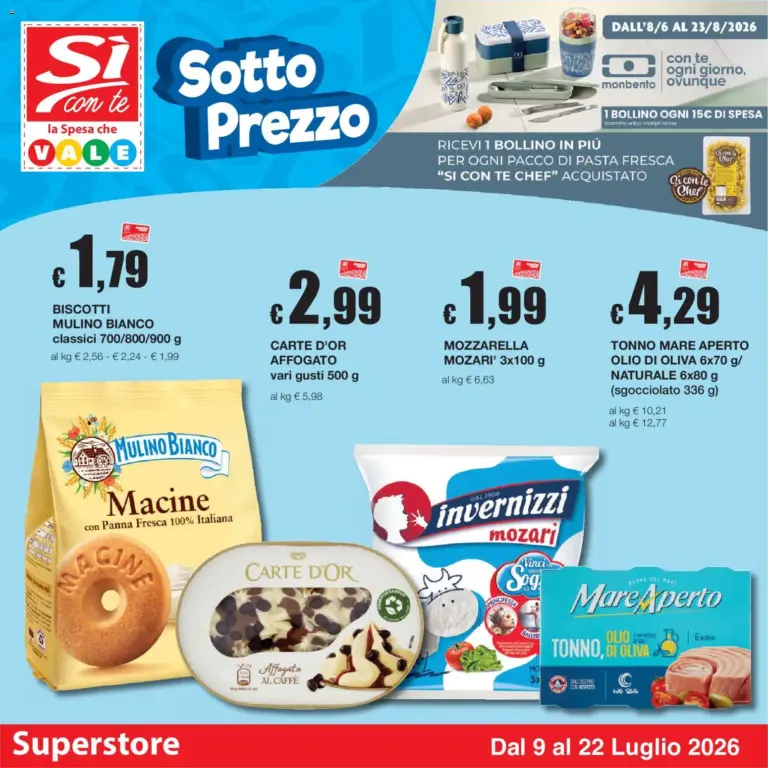 Sì con Te Volantino dal 09.07.2026