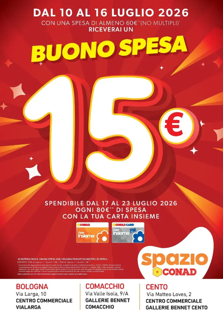Spazio Conad Volantini dal 10.07.2026