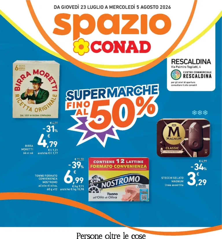 Spazio Conad Volantini dal 23.07.2026