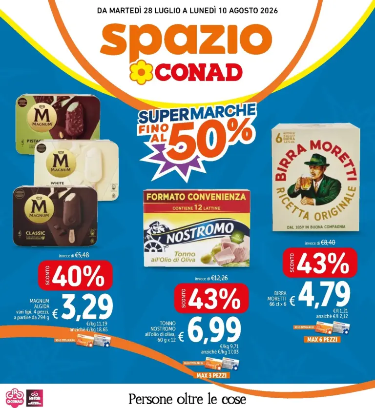 Spazio Conad Volantini dal 28.07.2026