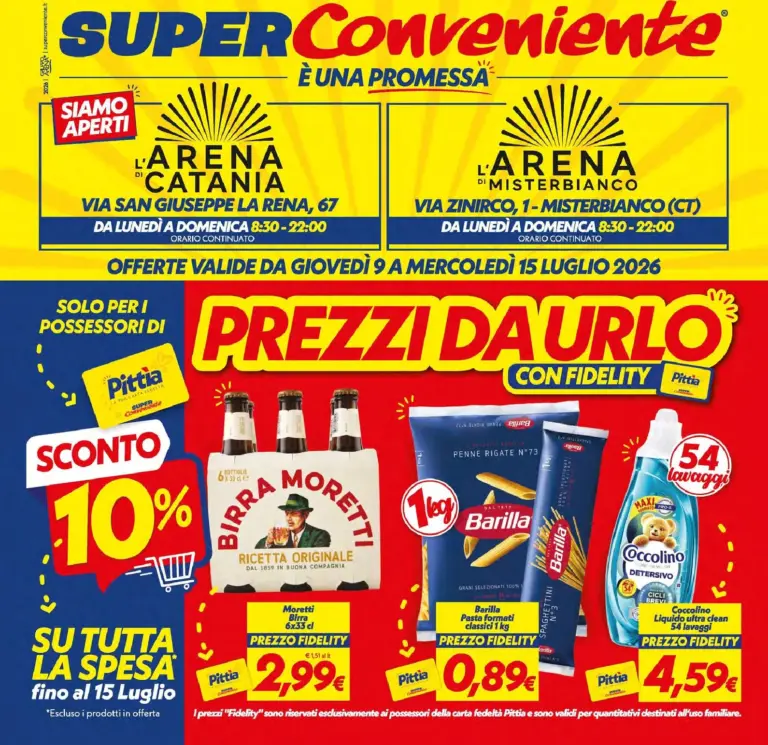 SuperConveniente Volantini dal 09.07.2026