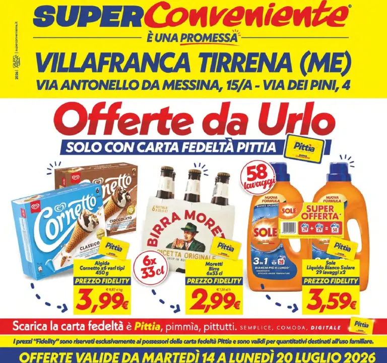 SuperConveniente Volantini dal 14.07.2026