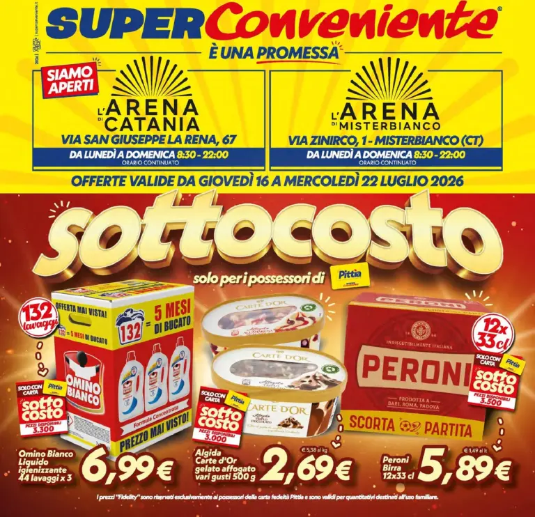 SuperConveniente Volantini dal 16.07.2026