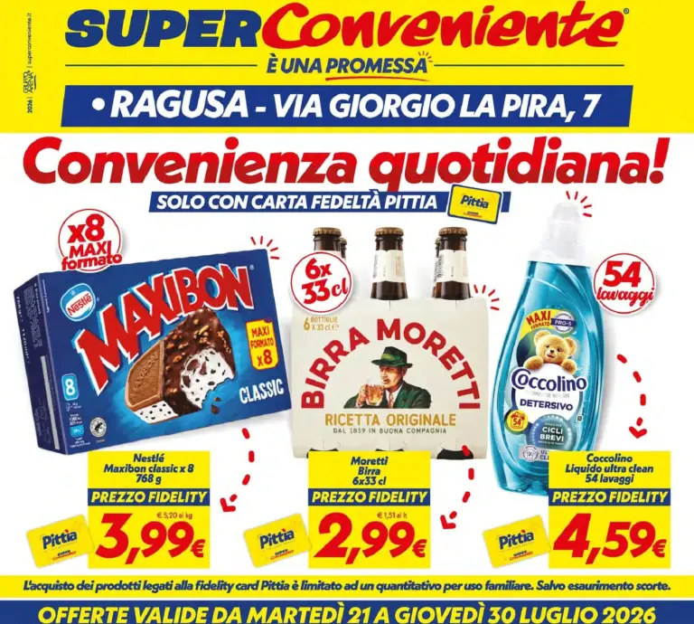 SuperConveniente Volantini dal 21.07.2026