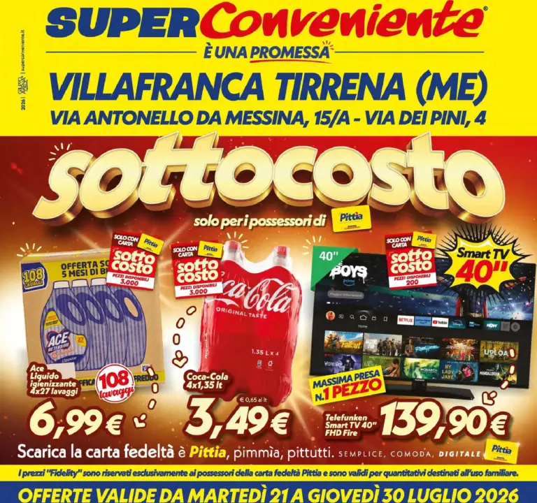 SuperConveniente Volantini dal 21.07.2026