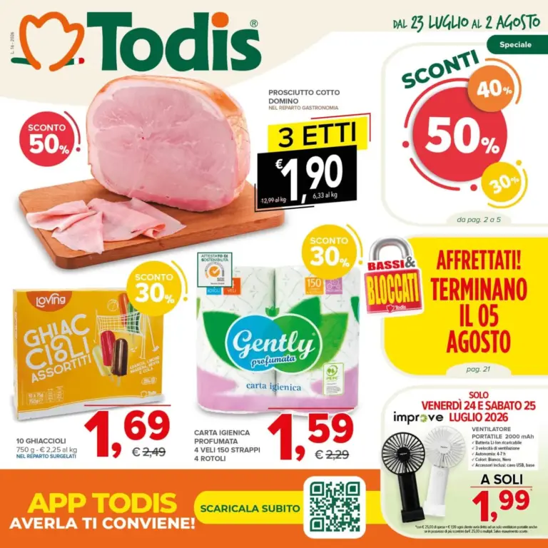 Todis Volantini dal 23.07.2026