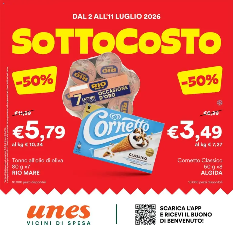 Unes Volantino dal 02.07.2026