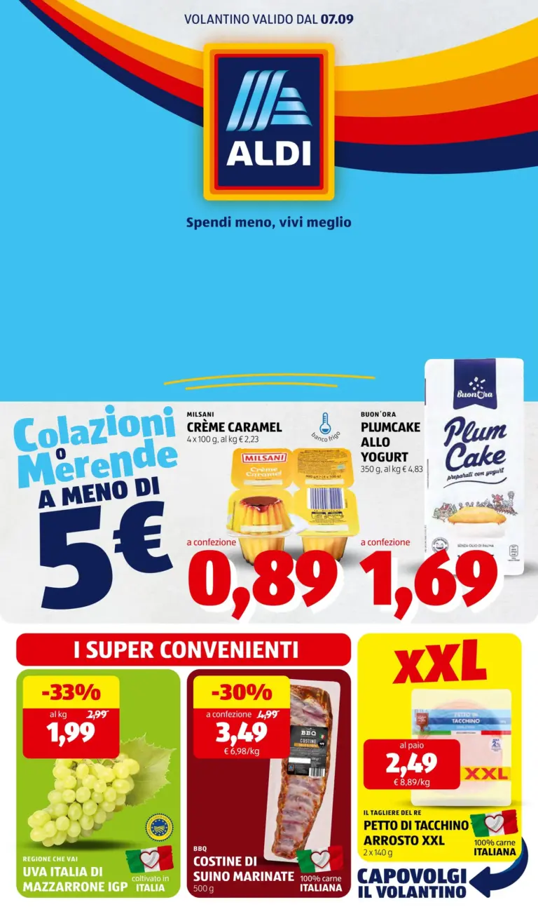 Aldi Volantini dal 07.09.2026