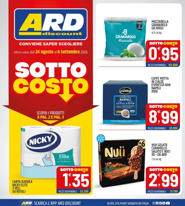 Ard Discount Volantini dal 24.08.2026