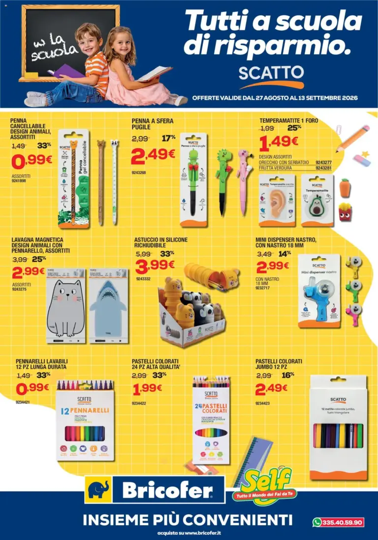 Bricofer Volantino dal 27.08.2026