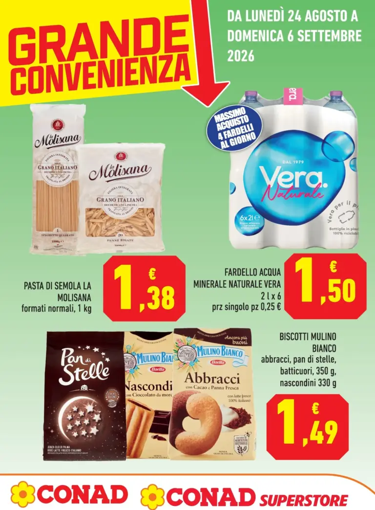 CONAD Volantini dal 24.08.2026