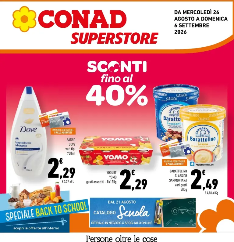 CONAD Volantini dal 26.08.2026
