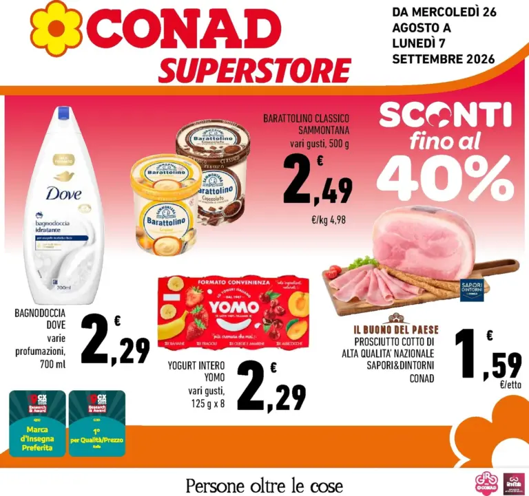 CONAD Volantini dal 26.08.2026