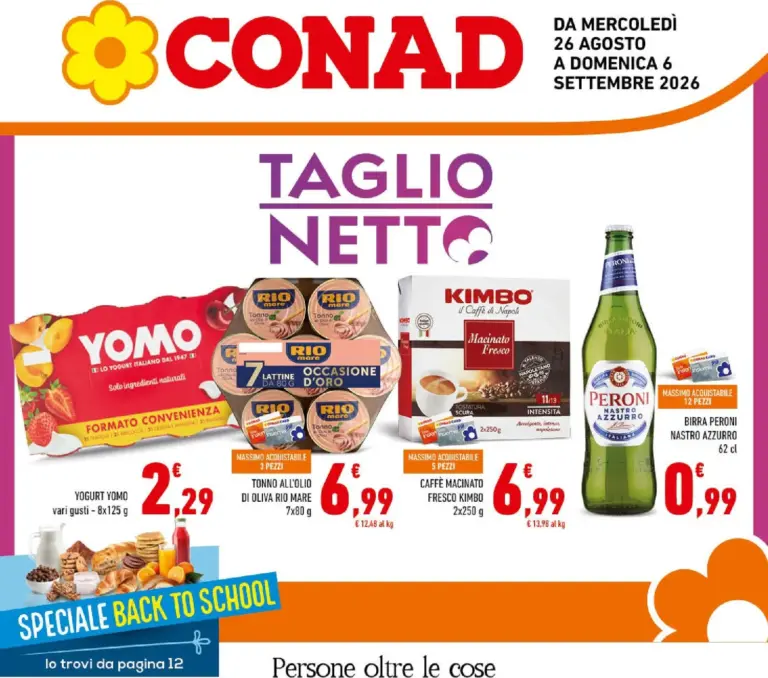 CONAD Volantini dal 26.08.2026