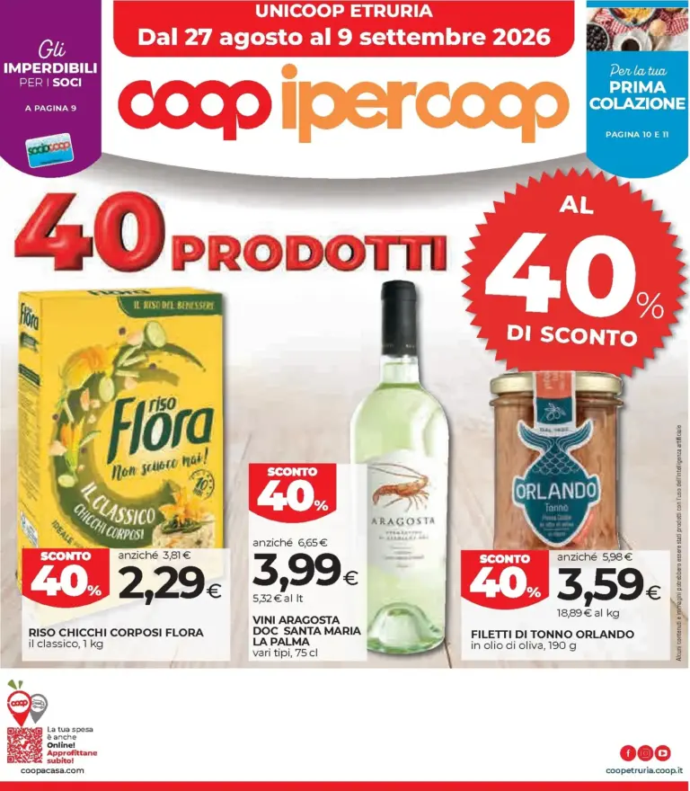 COOP Volantini dal 27.08.2026