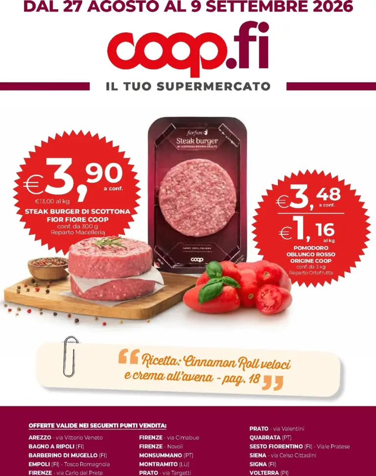 COOP Volantini dal 27.08.2026