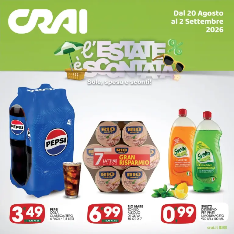 CRAI Volantini dal 20.08.2026