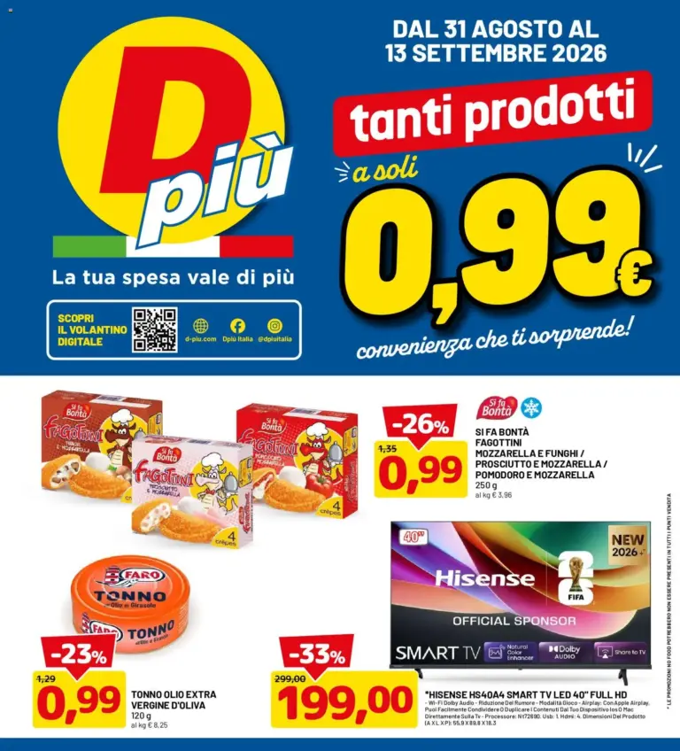 D Più Volantino dal 31.08.2026