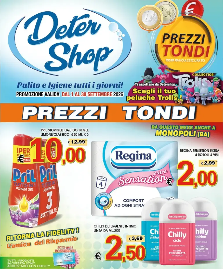 Deter Shop Volantini dal 01.09.2026