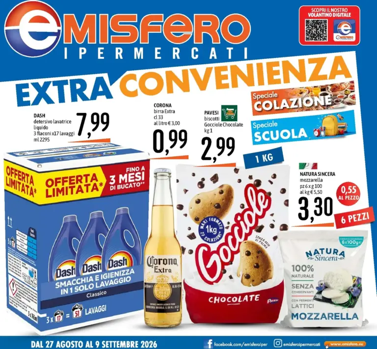 Emisfero Volantini dal 27.08.2026