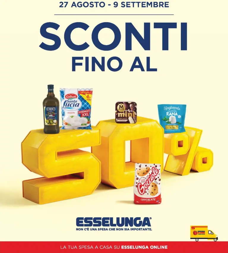 Esselunga Volantini dal 27.08.2026