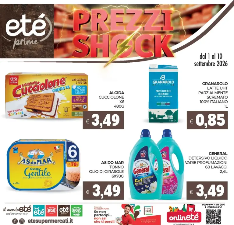 Eté Volantini dal 01.09.2026