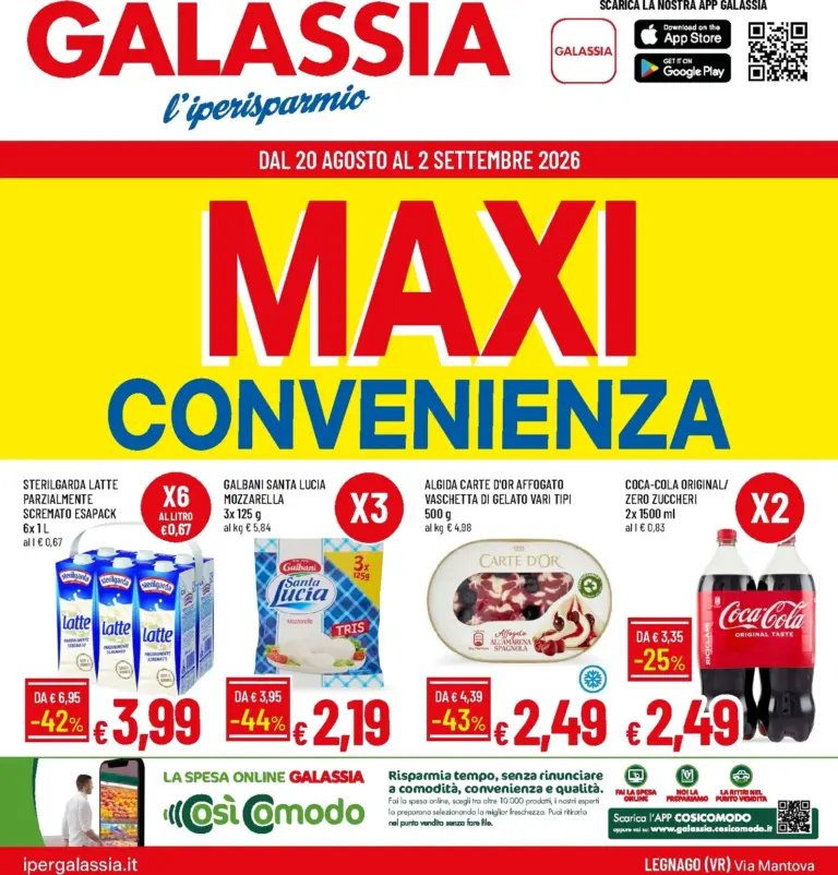 GALASSIA Volantini dal 20.08.2026