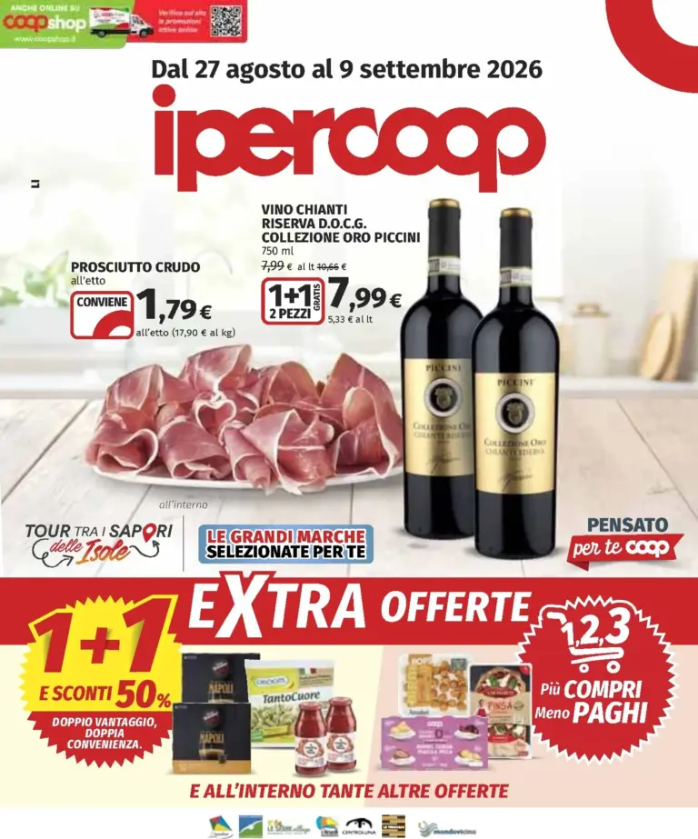 IPERCOOP Volantini dal 27.08.2026