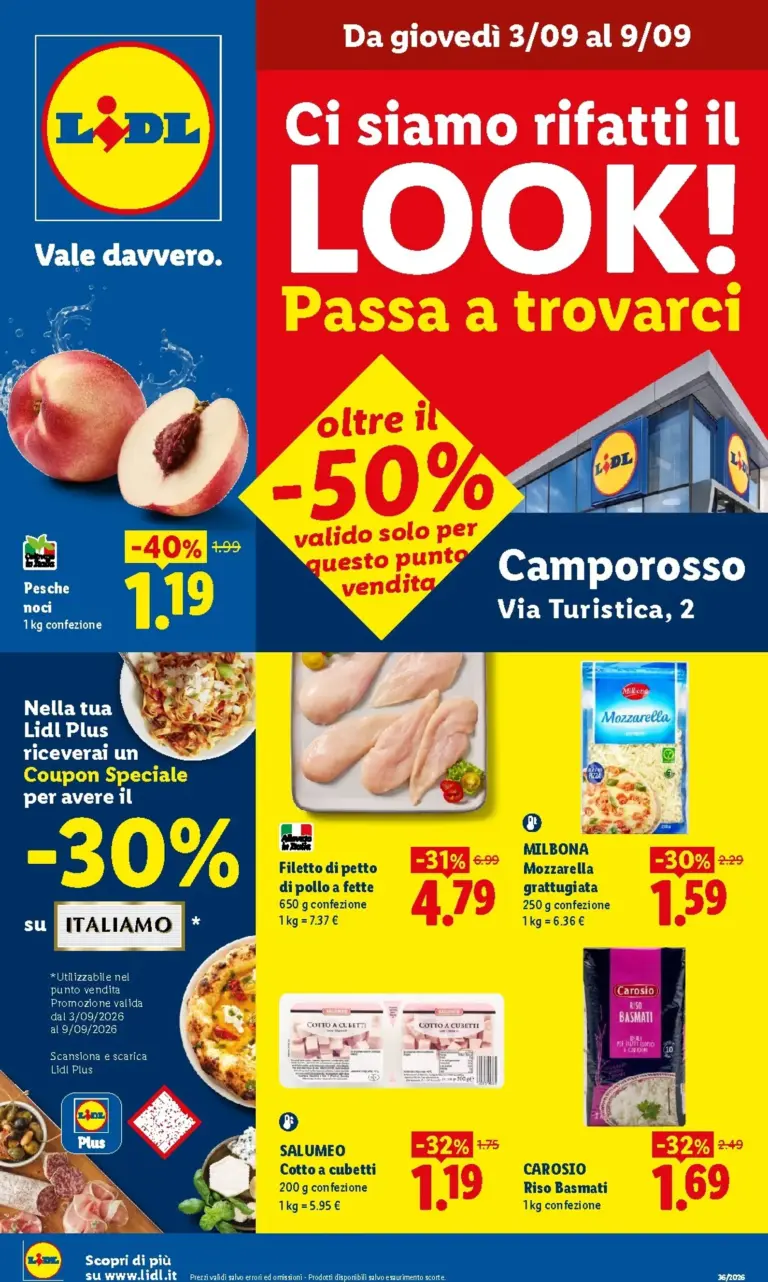 LIDL Volantini dal 03.09.2026