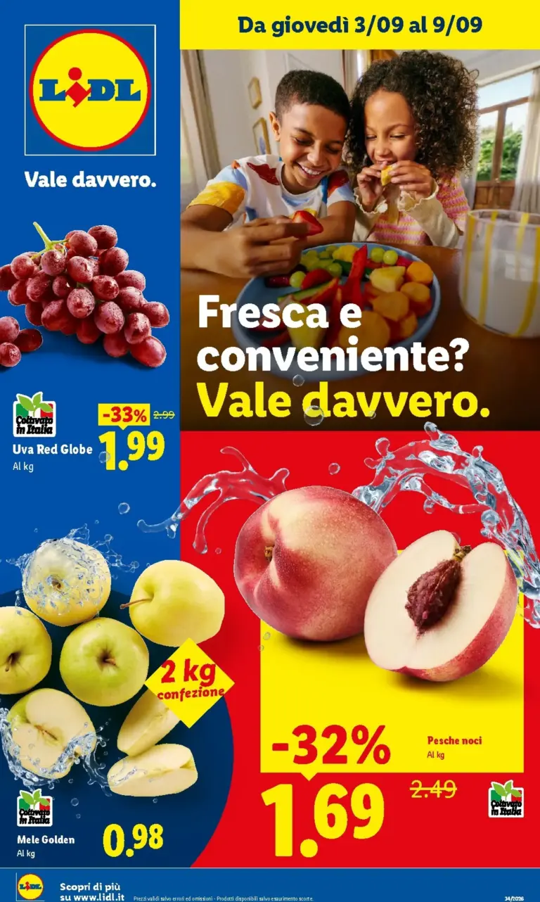 LIDL Volantini dal 03.09.2026