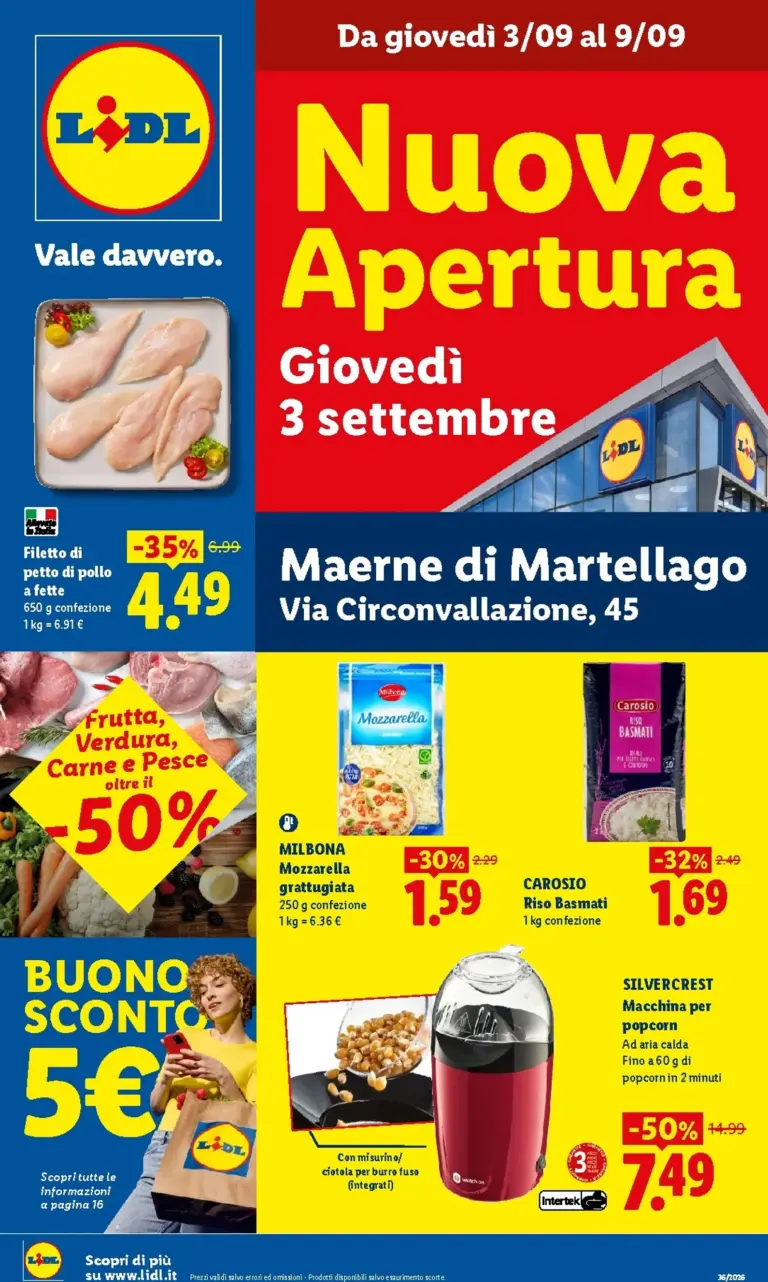 LIDL Volantini dal 03.09.2026