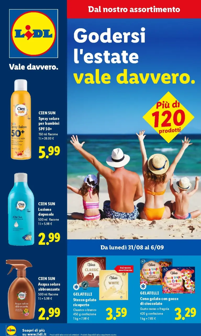 LIDL Volantini dal 31.08.2026
