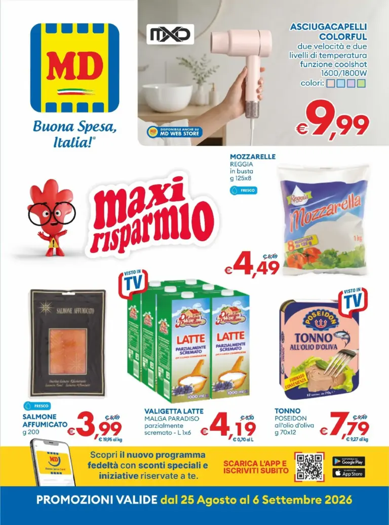 MD Discount Volantini dal 25.08.2026