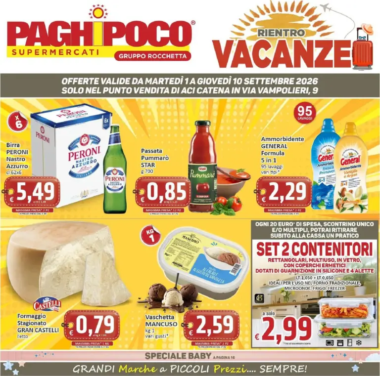 Paghi Poc Volantini dal 01.09.2026