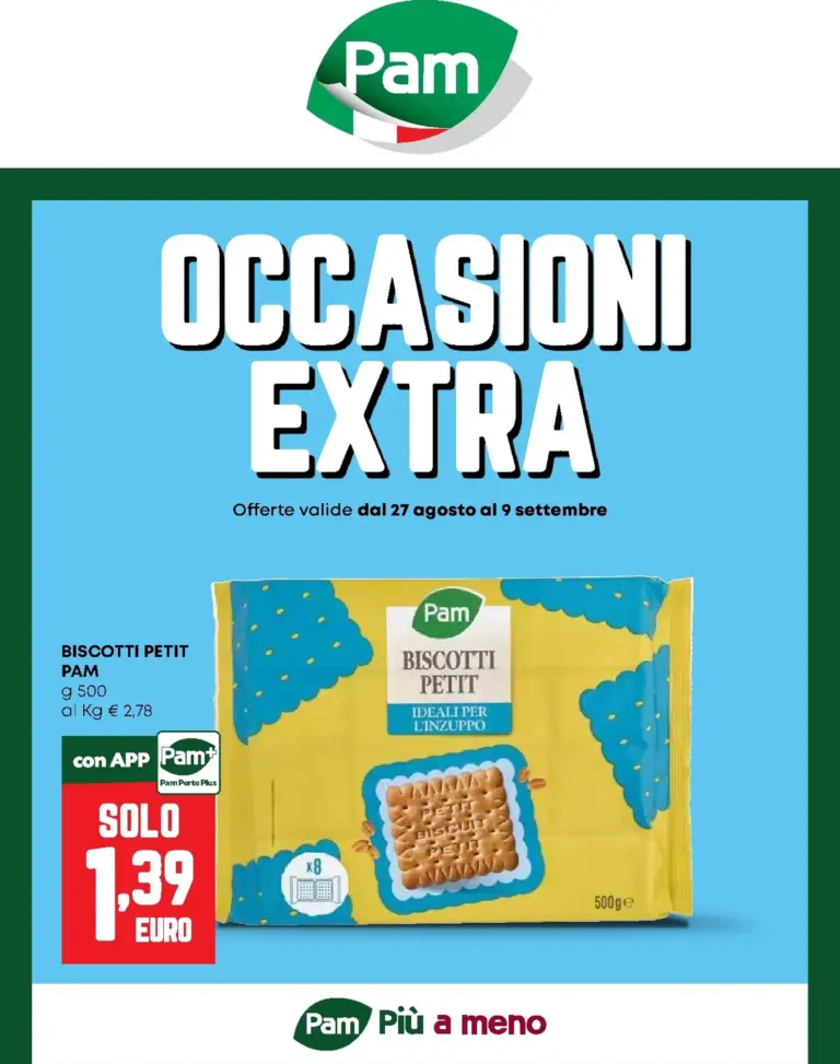 PAM Volantini dal 27.08.2026