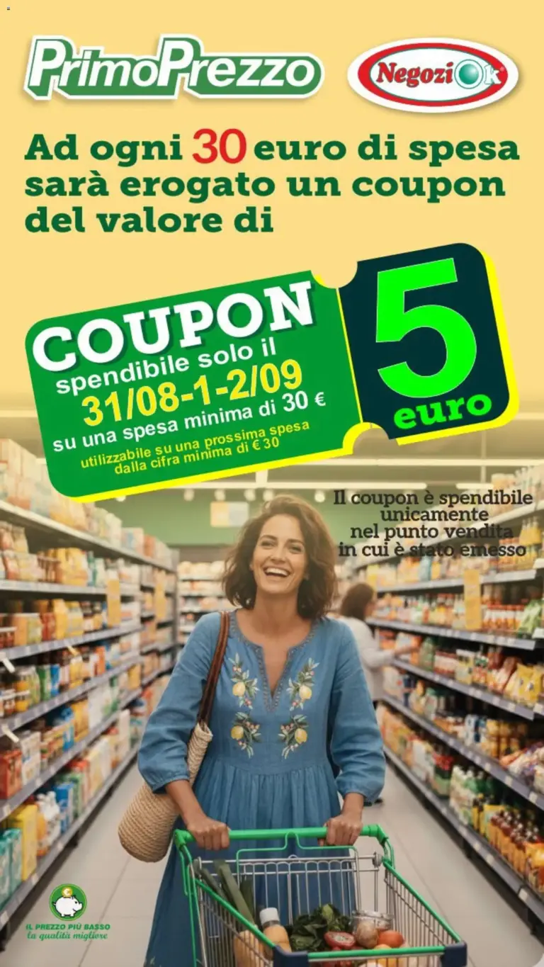 Primo Prezzo Volantino dal 31.08.2026
