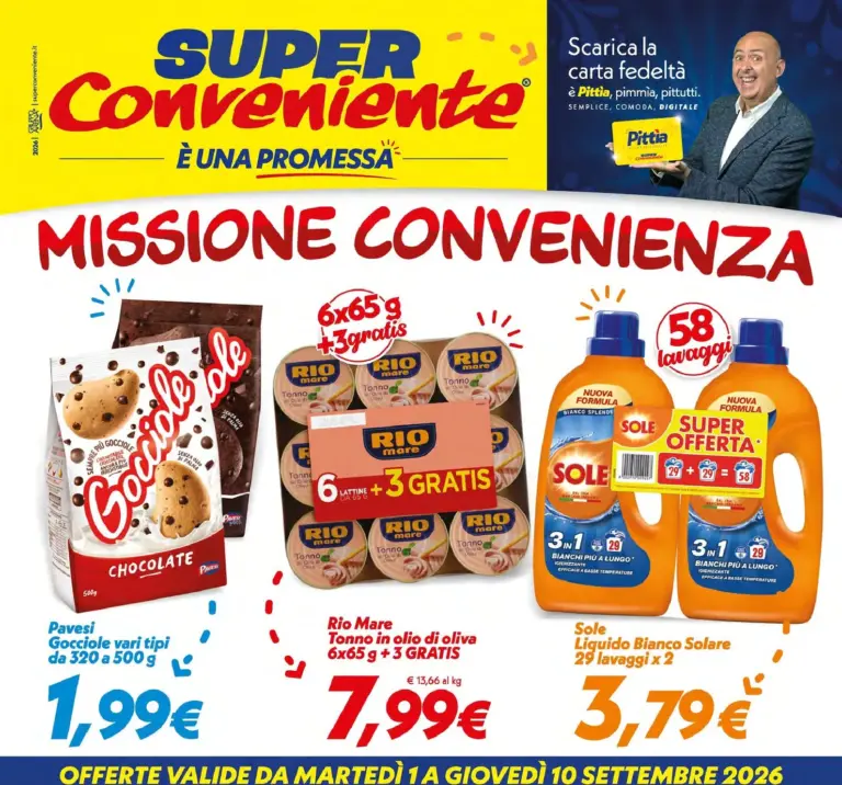 SuperConveniente Volantini dal 01.09.2026