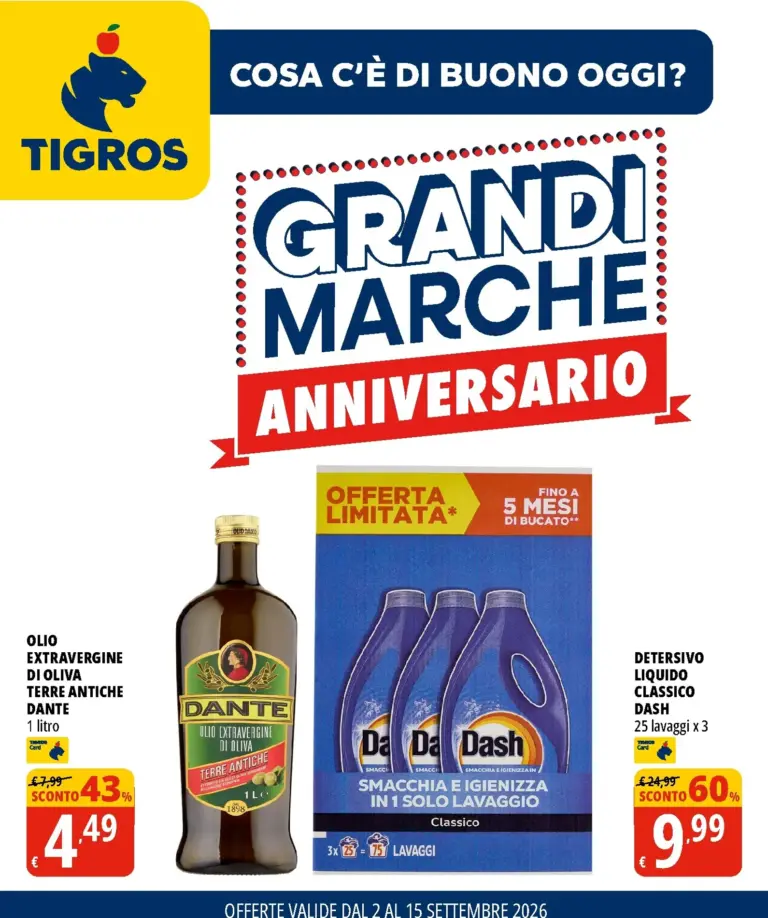 Tigros Volantini dal 02.09.2026
