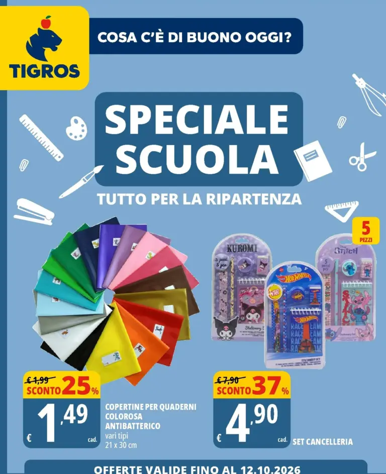 Tigros Volantini dal 28.08.2026