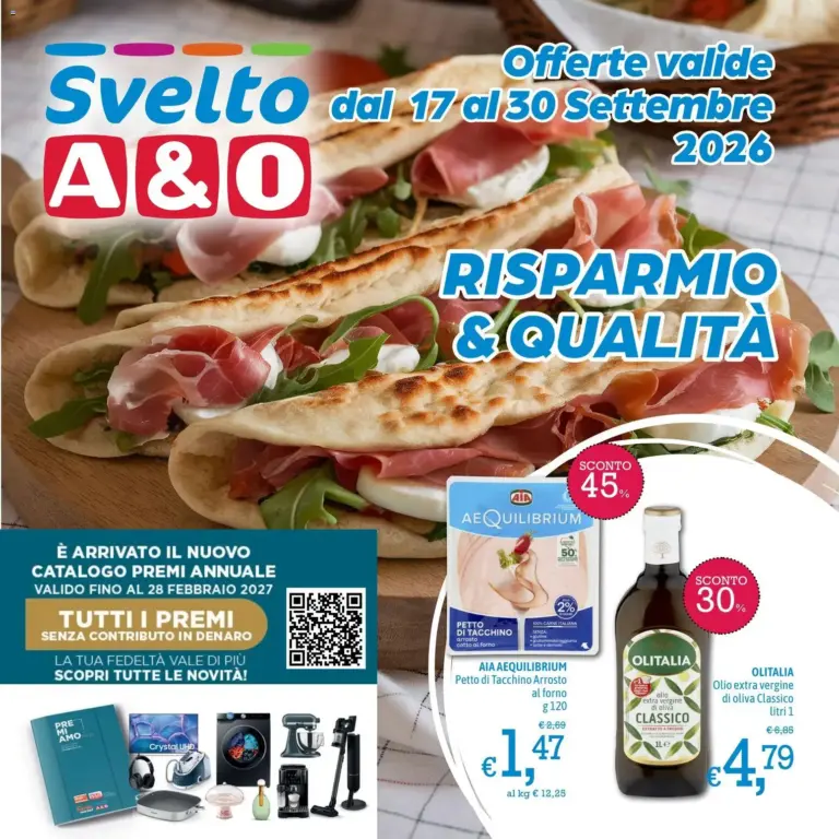 A&O Supermercato Volantino dal 17.09.2026