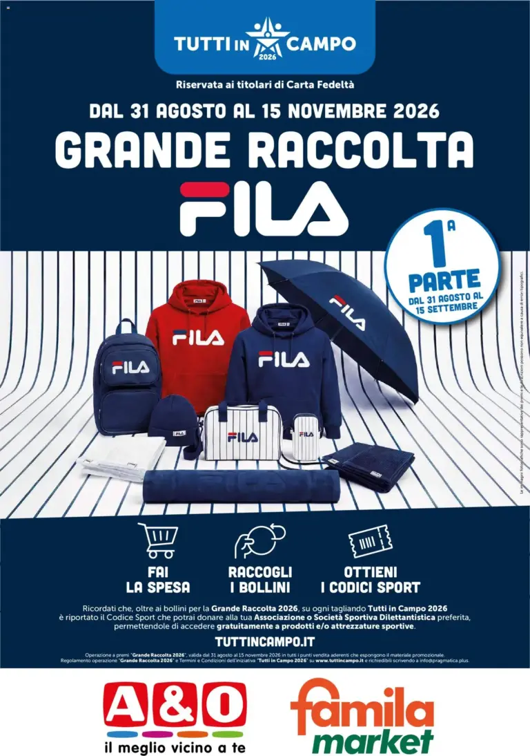 A&O Supermercato Volantino dal 31.08.2026