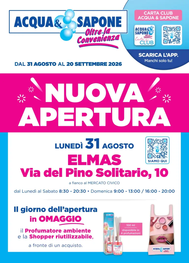 Acqua e Sapone Volantini dal 31.08.2026